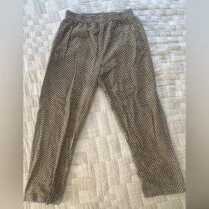 PO-EM checkerboard mosaic pants size medium
